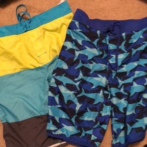 Arizona swim trunks. Two pair. Size 14/16 Husky.